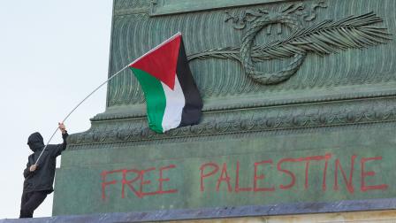 "الحرية لفلسطين" من باريس (أوليغ نيكيشين/ Getty)