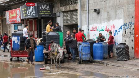 توفير مياه الشرب أزمة كبيرة في غزة (محمد الحجار)