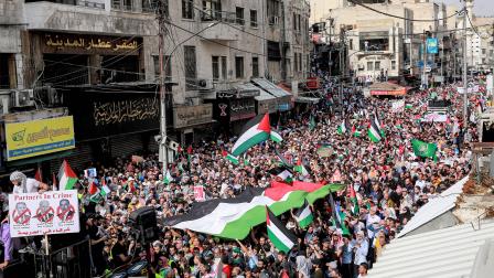 فلسطين القضية المركزية لكل الأردنيين (خليل مزرعاوي/ فرانس برس) 
