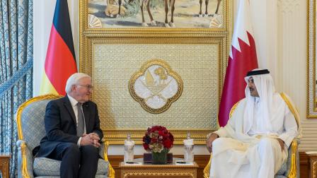 أمير قطر يلتقي الرئيس الألماني (الديوان الأميري)