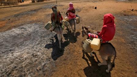 نساء سودانيات في دارفور (أشرف شاذلي/ فرانس برس)
