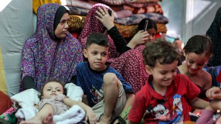 نازحون في قطاع غزة