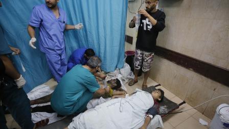 أوضاع مأساوية في مستشفيات قطاع غزة (أشرف عمرة/ الأناضول)