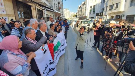 المغرب: وقفة ضد قتل الصحافيين في قطاع غزة (فيسبوك)