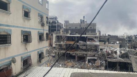 الاحتلال الإسرائيلي يستهدف مستشفى العودة (فيسبوك/جمعية العودة الصحية)