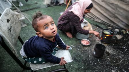 أوضاع أطفال غزة السيئة (مجدي فتحي/Getty)