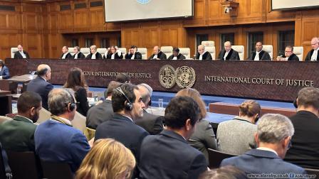 الجلسة الثالثة من جلسات محكمة العدل الدولية (العربي الجديد)