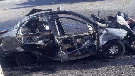 مسيّرة إسرائيلية تقصف سيارة في الناقورة جنوبي لبنان (إكس)