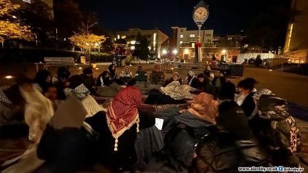 طلاب جامعة جورج واشنطن يقفون مع فلسطين/مجتمع/العربي الجديد
