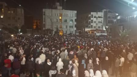 احتجاجات قرب السفارة الإسرائيلية في الأردن لليوم العاشر (العربي الجديد)