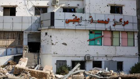 مركز البسمة لأطفال الأنابيب في غزة ب2 أبريل 2024 (رويترز)