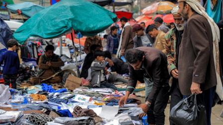 سوق ملابس في اليمن/فرانس برس