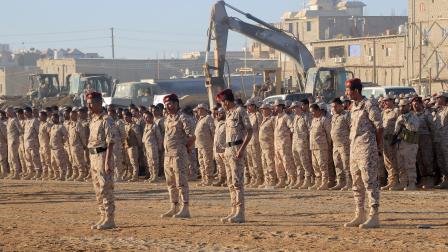 جنود يمنيون تابعون للشرعية في مأرب، يناير الماضي (فرانس برس)