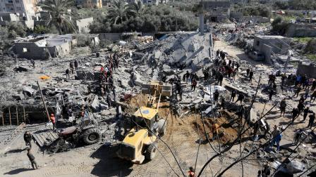 بيوت مدمرة في غزة - القسم الثقافي