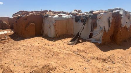 مخيم الركبان تحت الحصار للأسبوع الثالث، مايو 2024 (مرعي الشهاب/العربي الجديد)