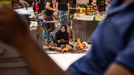 الفقر واضح في شوارع سورية (دليل سليمان/ فرانس برس)
