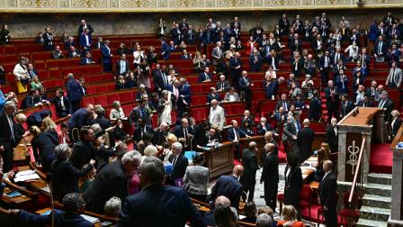 جلسة الجمعية الوطنية في باريس 28 مايو 2024 (Getty)