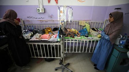 أطفال غزة يعانون من سوء التغذية، 1 يونيو 2024 (Getty)