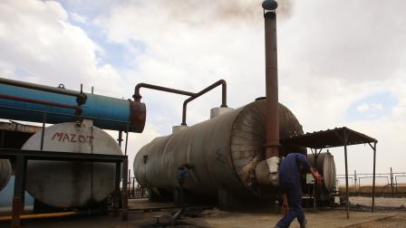 حقل الرميلان النفطي في سورية (فرانس برس)