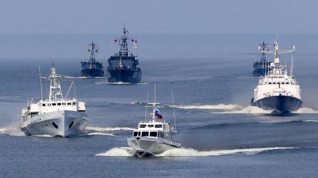 سفن حربية روسية/سياسة/غيتي