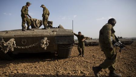 جيش الاحتلال على حدود غزة (غيتي)