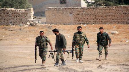 جنود النظام السوري (جورج أوفراليان/فرانس برس)