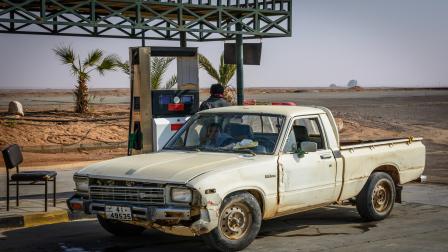 الأردن محطة بنزين غيتي العقبة البحر الميت 2014