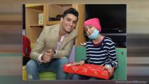 محمد عساف يزور مرضى السرطان في الأردن