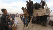 النازحين في محور خازر شرق الموصل