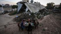 الإفطار على الأنقاض في غزة 