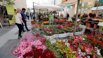 انطلاق "سوق الأزهار اللبنانية" وسط بيروت