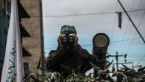 عرض عسكري لكتائب القسام في غزة