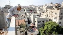 عمال بناء في غزة- محمد الحجار
