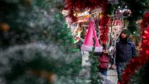 زينة عيد الميلاد في إسطنبول في تركيا - مجتمع