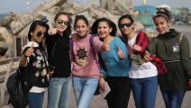 فتيات فلسطينيات في غزة - مجتمع - 17/3/2018