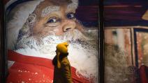 عيد الميلاد في سان بطرسبرغ\روسيا\ OLGA MALTSEVA/AFP