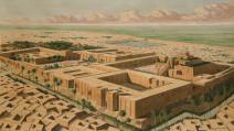 (مخطط لمدينة أور في جنوب العراق في القرن السادس قبل الميلاد)