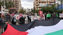 من وقفة احتجاجية في بيروت - القسم الثقافي